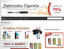 Tablet Screenshot of elektronske-cigarete.com.hr